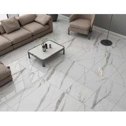 Керамогранит Angel Statuario Белый 60x120 полированная 1\46,08