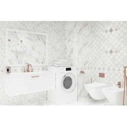 Бордюр кер. Calacatta Gold 7,5*40 1 \20