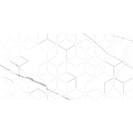 Декор кер. Siluet Белый 50*25 1 \7