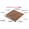 Ступень Westerwalder Atrium Mittelgrau Florentiner-Stufe 31x32
