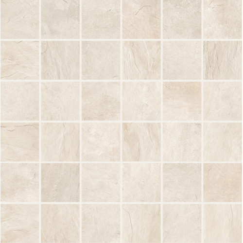 REX ARDOISE IVOIRE MOSAICO 5x5 GRIP 30x30