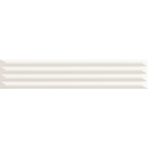 AVA UP WHITE CANNETTATO 5x25
