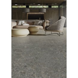 150*150/0.6 Meteora Gris Bush-hammered Минеральная поверхность