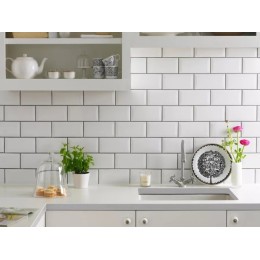 Керамическая плитка Biselado Blanco Brillo 7.5x15 см