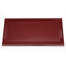 Керамическая плитка Biselado Burdeos Brillo 10x20 см
