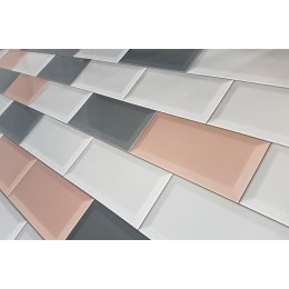 Керамическая плитка Biselado Salmon Brillo 10x20 см