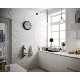 Керамическая плитка Biselado Blanco Mate 7.5x15 см