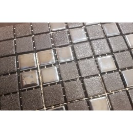 Стеклянная мозаика Tessa Negro 31,6x31,6см