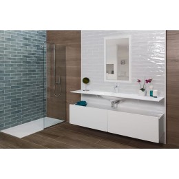Керамическая плитка Decor Opal sky 7,5x30 см