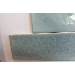 Керамическая плитка Decor Opal sky 7,5x30 см