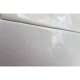 Керамическая плитка Decor Opal white 7,5x30 см