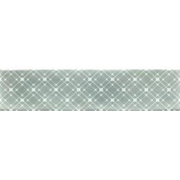 Керамическая плитка Decor Opal turquoise 7,5x30 см