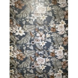 Керамическая плитка Gravity flow anthracite mt 40x120 см