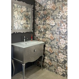 Керамическая плитка Gravity flow anthracite mt 40x120 см