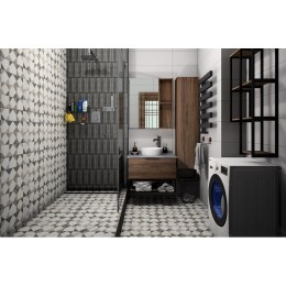 Керамическая плитка Kalon antracite brillo 5x25 см
