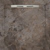 Душевой поддон Gusto Taupe Slope Grey Line 90x90