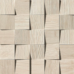 Axi White Pine Mosaico 3D 35*35