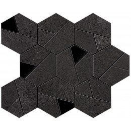 Boost Tarmac Mosaico Hex Black 25*28,5