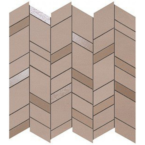 Настенная плитка глазурованная MEK Rose Mosaico Chevron Wall