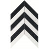 Настенная плитка глазурованная Marvel Stone Chevron Cold Wall  30,5x25