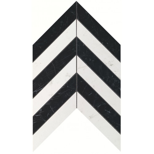 Настенная плитка глазурованная Marvel Stone Chevron Cold Wall  30,5x25