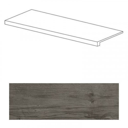 Керамогранит Неглазурованный Axi Grey Timber Scalino  22,5x90