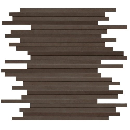Настенная плитка глазурованная Dwell Brown Leather Mosaico L 30,5х26