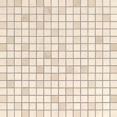 Настенная плитка глазурованная Marvel Stone Cream Prestige Mosaic Q 30,5x30,5