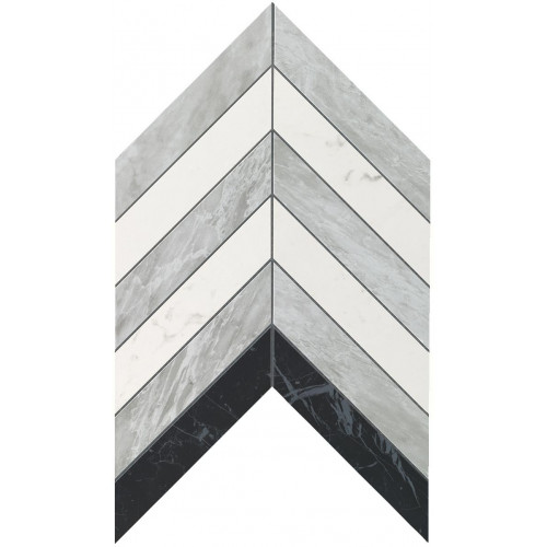 Настенная плитка глазурованная Marvel Stone Chevron Mix 30,5x25