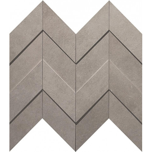 Керамогранит Неглазурованный Dwell Gray Chevron 3D 30,8x35,1