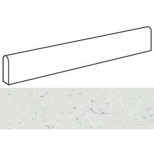 Керамогранит Неглазурованный Marvel Stone Carrara Pure Battiscopa 7,2х60 Lapp.