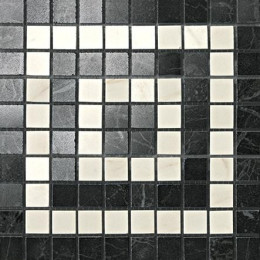 Marvel Pro Noir/Cremo Angolo Mosaico 18,5х18,5