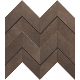 Dwell Brown Leather Chevron 3D 30,8*35,1