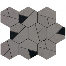 Boost Smoke Mosaico Hex Black 25*28,5