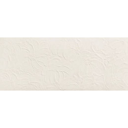 3D WALL PLASTER Bloom White 50x120