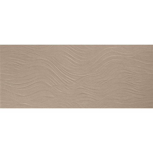 Настенная плитка глазурованная Boost Natural 3D Wave Ecru 50X120