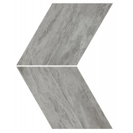 Marvel Stone Bardiglio Grey Chevron 22,5*22,9 Lapp.