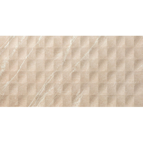 Настенная плитка глазурованная Marvel Stone 3D Mesh Desert Beige 40x80