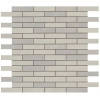 Настенная плитка глазурованная Dwell Silver Mosaico Brick 30,5x30,5