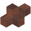 Керамогранит Неглазурованный Blaze Corten Mosaico Esagono Matt