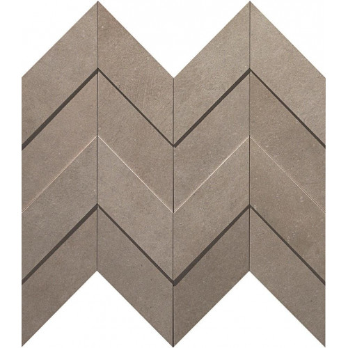 Керамогранит Неглазурованный Dwell Greige Chevron 3D 30.8x35.1