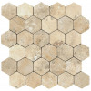 Керамогранит Неглазурованный Aix Blanc Honeycomb Tumbled