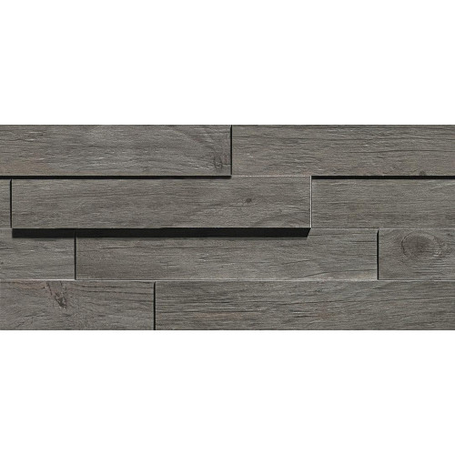 Керамогранит Неглазурованный Axi Grey Timber Brick 3D 20x44