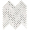 Настенная плитка глазурованная Marvel Stone Bianco Dolomite Herringbone Wall 30,5x30