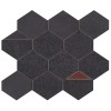 Настенная плитка глазурованная Blaze Iron Mosaico Nest