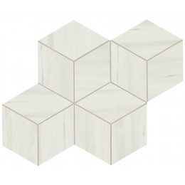 Marvel Stone Bianco Dolomite Mosaico Esag. 30*35 Lapp.