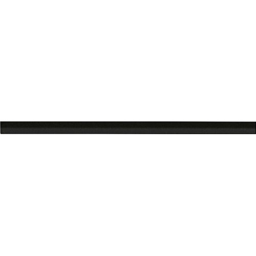 Настенная плитка глазурованная Brick Black B. Spigolo 0,8x20