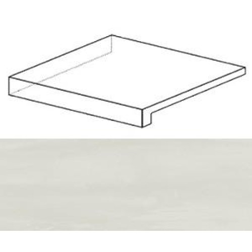 Керамогранит Неглазурованный Marvel Bianco Dolomite Scalino Ang. Sx