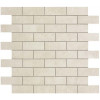 Настенная плитка глазурованная Boost White Minibrick 30,5x30,5